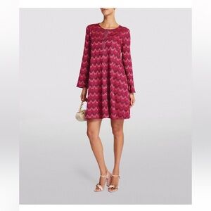 Missoni Pink Zigzag Knit Dress